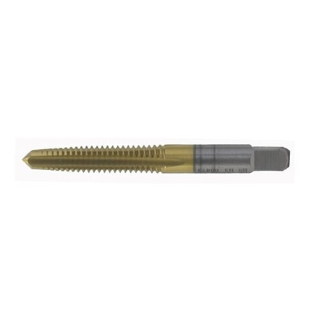 Norseman Drill & Tool Norseman 23AGN Taper, HSS Straight Flute, TiN Coated, Hand Tap, Size 1in 3/812, H4, 6 Flutes 46381