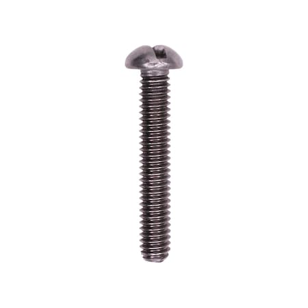 8-32 x 1in Slotted Round Head Machine Screw 18-8, 100PK