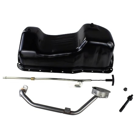 Ford 351W/ 5.8L, 5 Quarts, Rear Wet Sump, Unplated M-6675-A58