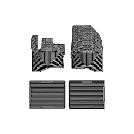 Weathertech Black, Front and Rear All Weather Floor Mats WTFB238273