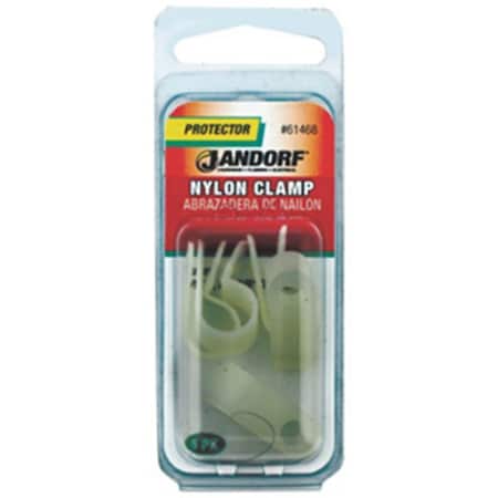 Jandorf Specialty Hardw 61468 Nylon Clamp Natural, 0.38 x 0.38 3395266