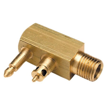 Tempo Communications 20641 0.25 in. Brass Male Fuel Connector for Yamaha  Mercury & Mariner 8096331