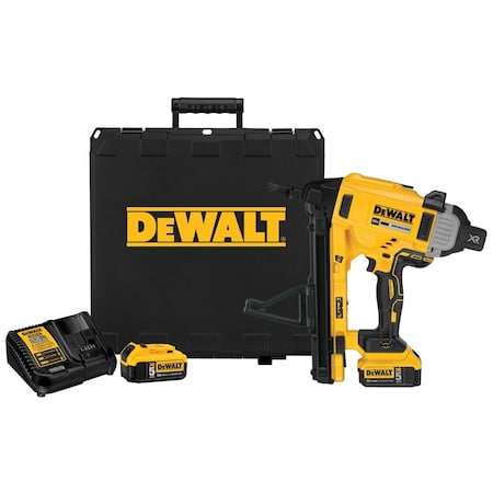 Dewalt Nail Gun Kit, 20 V DC DCN891P2