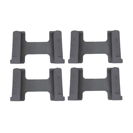 Mytee Products Dovetail Twist lock Base 45 Degrees, 4PK CTL-Dovetail-Base45x4