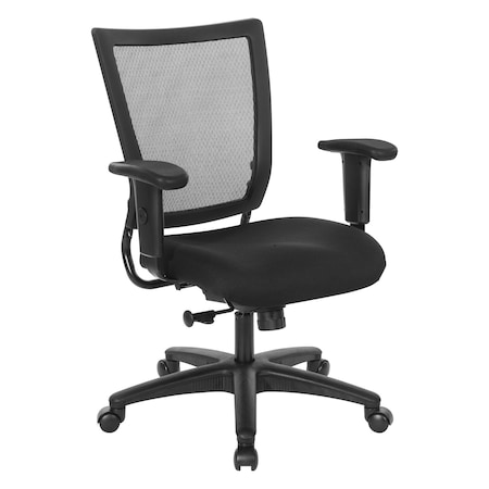 Office Star Products ProGrid Soft Frame Task Chair, Coal 69353-30