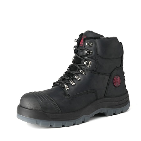 Handpoint Mens 6 in Soft Toe Work Boots-YKK Zipper, Slip Resistant, Static Dissipative, Breathable, 7.5 80N07-D-7.5