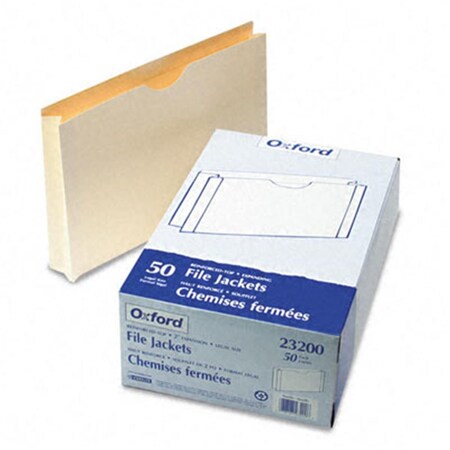 Esselte Pendaflex Esselte Pendaflex  Double-Ply Tabbed File Jacket with 2   Expansion  Lgl  Manila  50/Bx ES32247