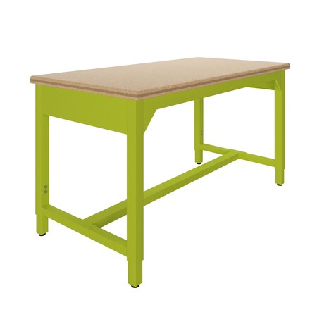 Diversified Spaces Fab Lab Workbench, Top 60"x30", Lime Frame AMS60307L