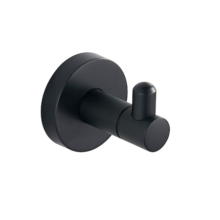 Paradise Bathworks Azure, Robe Hook, Matte Black 67220