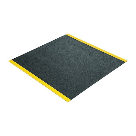 Pig Traction Mat Black, 4 ft W x 4 ft L, 3/16 in Thick FLM5002-GBY
