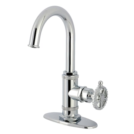 Kingston Brass Single-Handle Bar Faucet, Polished Chrome KSD8501CG