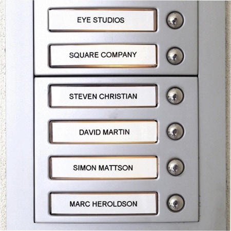 Dymo BLACK PRINT/ WHITE TAPE, 3/8 X 23 41913