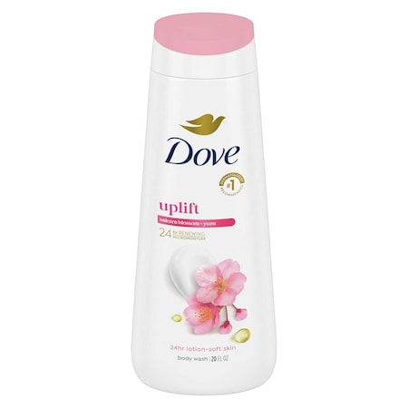Dove Uplift Sakura Blossom and Yuzu Body Wash, 20 Ounce, 4PK 64398647
