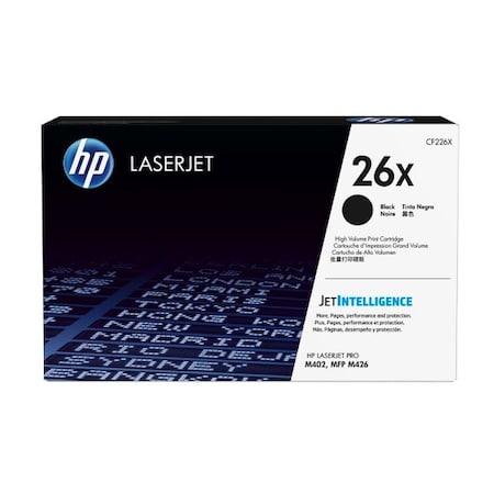 Hp 26X (CF226X) High Yield Black Original LaserJet Toner Cartridge (9,000 Yield) CF226X