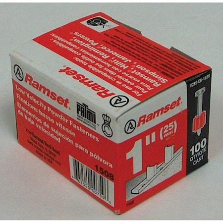 Ramset Drive Pin, 0.145 in Dia Shank, Powder Plated 00759