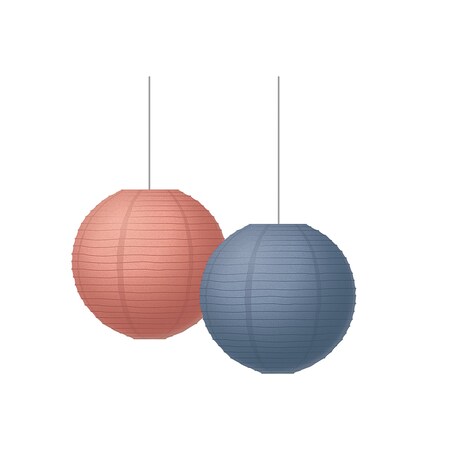 Teacher Created Resources Wonderfully Wild 8'' Hanging Paper Lanterns, 6-Piece Set, 3PK 77234