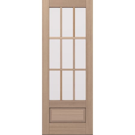 Doornmore G7509, 37.75" x 98" ( 36" Door) Right Hand, Mahogany SDL 9 Lite, 3/4 Lite Exterior Door G7509-SW-3696_1_RI