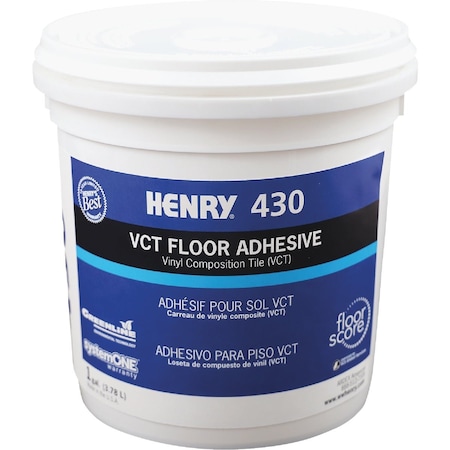 Ww Henry Henry 430 ClearPro Vinyl Floor Adhesive 1 Gal. 12098