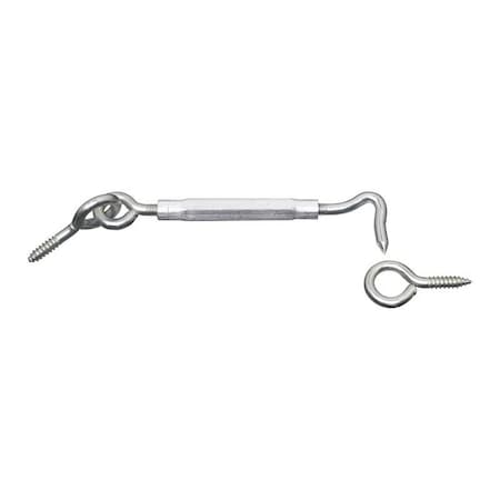National Hardware Zinc-Plated Aluminum/Steel Hook Turnbuckle 11 in. L N222-059