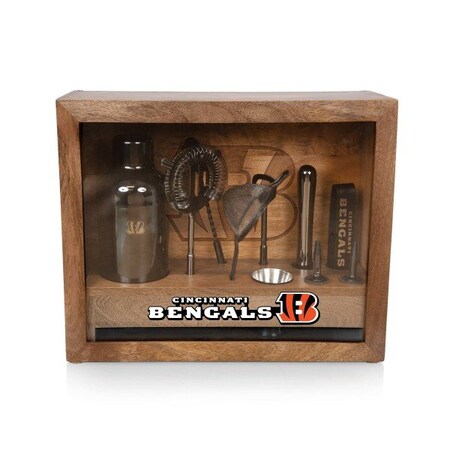 Picnic Time Family Of Brands NFL Cincinnati Bengals - Old Fashioned Bar Set 861-09-511-077-2