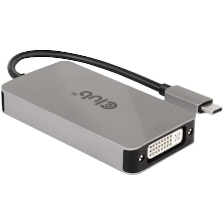 Club 3D B.V THE CLUB 3D IS A USB3.2 GEN1 TYPE-C TO DUAL LINK DVI-D OR SINGLE LINK CAC-1510-A