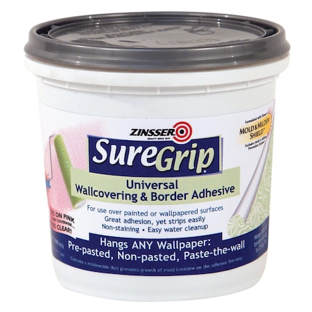 Zinsser SureGrip Universal Border Adhesive, 1 Quart 2874
