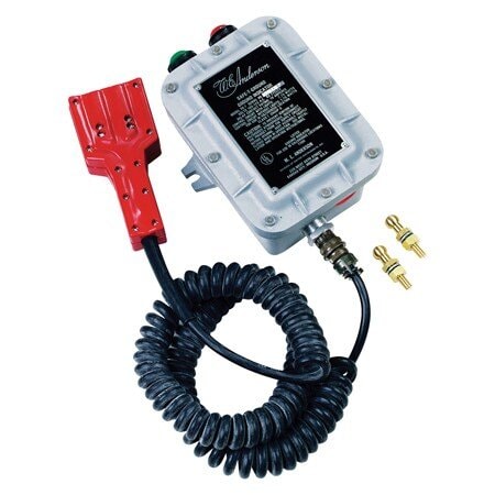 Dwyer Instruments Ground continuity control with 36" cable, battery type contactor with pilot lights TR-7-ABL