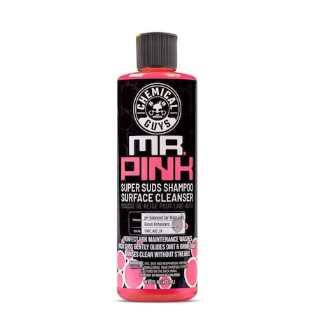 Chemical Guys Mr.Pink Glass/Metal/Plastic Cleaner Liquid Bubble Gum Scent 16 fl. oz. CWS_402_16