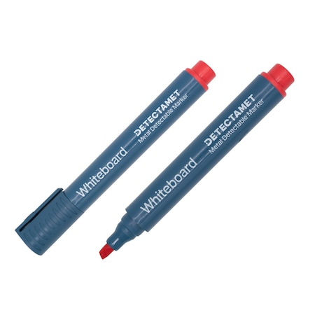 Detectamet Detectable Dry Erase Marker Set, Round Barrel, PK10 145-A06-P03-A08