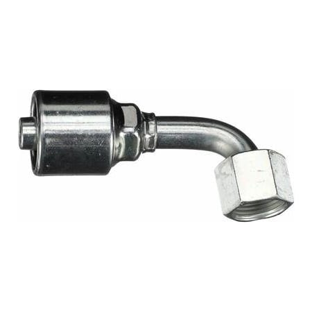 Gates Female Flat-Face O-Ring Swivel - 90 Bent Tube MegaCrimp G25239-0812