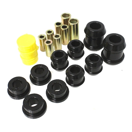 Energy Suspension Control Arm Bushing, Black; Polyurethane; Includes Upper and Lower Bushings 16.3105G