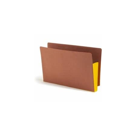 Smead Pocket Folder, End Tab, 3.5", Yellow, 10PK 74688