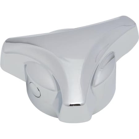 Towels Usa Origins Tri-Star Shower Handle Cap, Chrome TO2981600