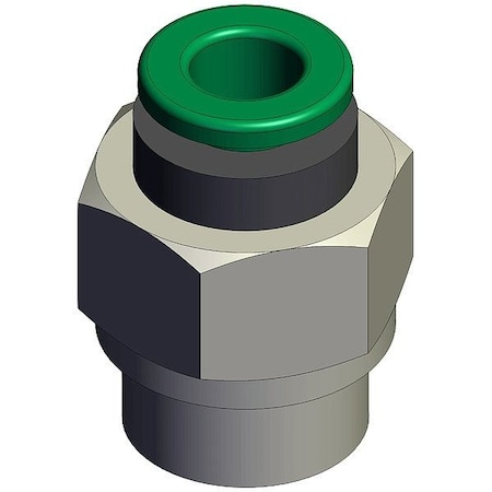 Smc Push-Fit Fitting, Straight KRH06-G02