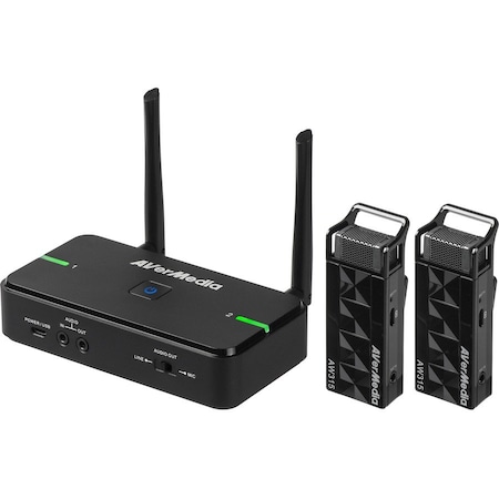 Avermedia 2 Wireless Teacher Microphones with 1 Charging Station AW315F