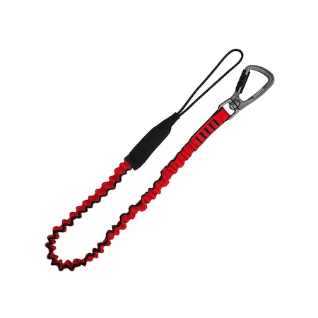 Gripps Bungee Tether Dual-Action Swivel Carabiner, Carton, 100PK H01073-100