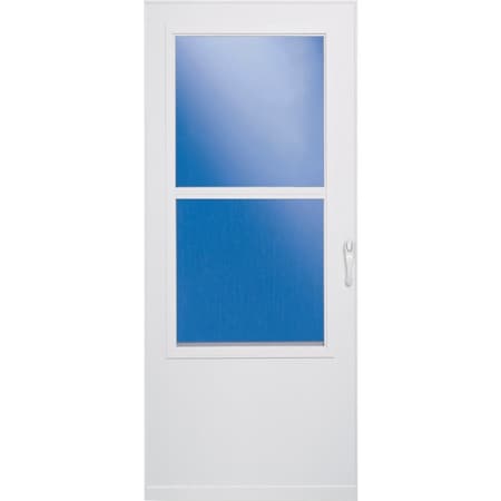 Larson Value-Core 32'' Wx75'' Hx1'' Thick Wht Self-Storing Mobile Home DuraTech Storm Door 380050313