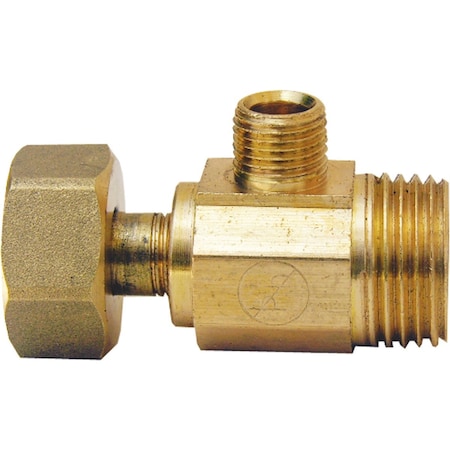 Westlake Pipe & Fittings 1/2'' IP Inletx1/2'' IP Outletx1/4'' C Outlet Brass Extender Tee 6/1/9117