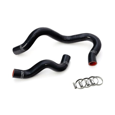 Hps Performance High Temp Reinforced Silicone Radiator Coolant Hose Kit, Black, 57-2192-BLK