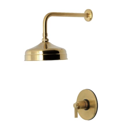 Kingston Brass Single-Handle Pressure Balanced Shower Faucet, Brushed Brass KB6337NDLSO