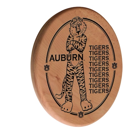 Holland Bar Stool Co Auburn University 13" Laser Engraved Solid Wood Sign WSgnLNatAuburn