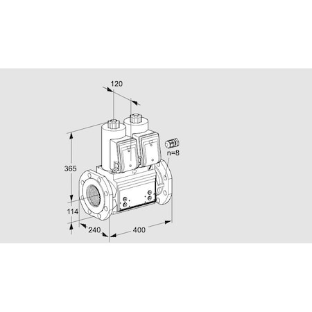 Honeywell Kromschroder VCS9125F05NNAR3B/PPPP/PPPP KS88203126