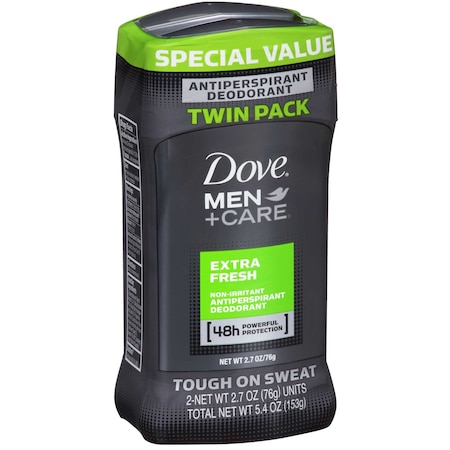Dove Men+Care Extra Fresh Invisible Solid Antiperspirant and Deodorant, 5.4 Ounce, 6PK 22336