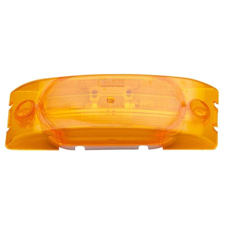 Grote CLR/MKR- YEL- 2BULB- TB NOSPLC W/OPTIC L 45443