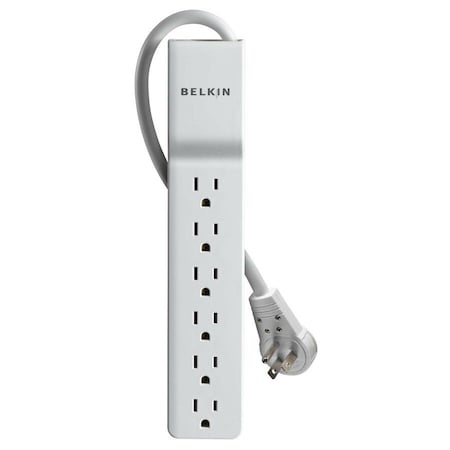 Belkin 6-Outlet Home And Office Surge Protector BE10600006R