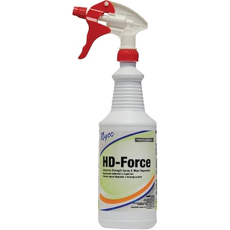 Nyco HD-Force Degreaser, 12 qt, Liquid, Citrus, Red NL287-Q12S