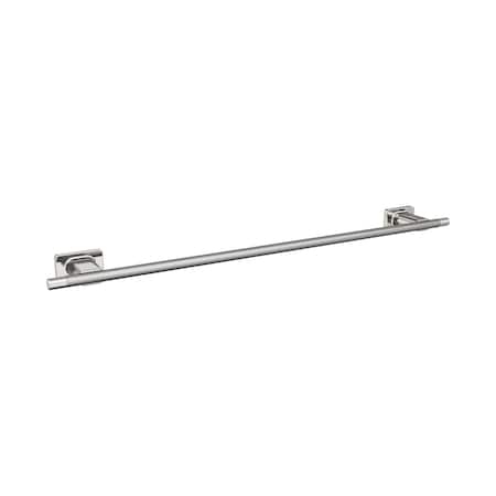 Amerock Esquire Polished Nickel/Stainless Steel Contemporary 24 in 610 mm Towel Bar BH26615PNSS