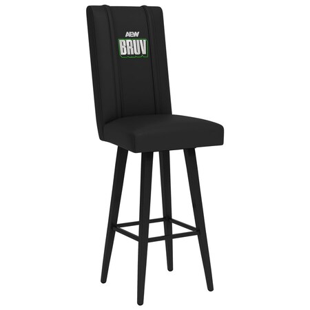 Dreamseat Swivel Bar Stool 2000 with AEW Will Osprey Bruv Logo XZ2000BSSBLK-PSAEW0011