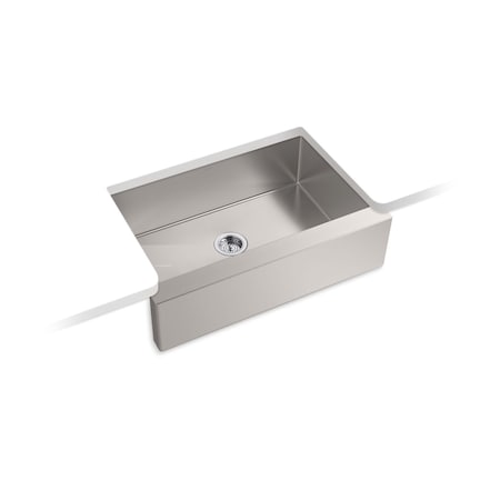 Kohler Strive 33-1/2 undermount single-bowl farmhouse kitchen sink 33157-NA
