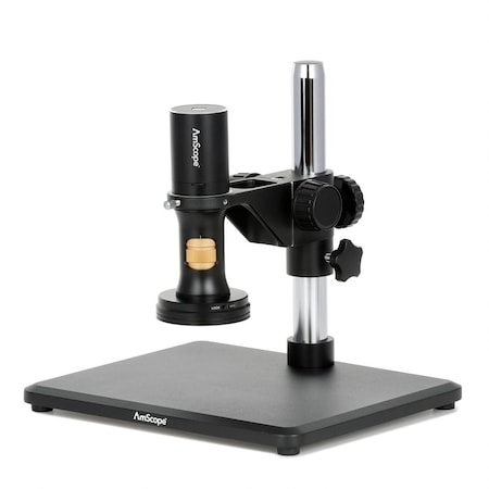 Amscope DM756 8.3MP USB All-in-One Digital Microscope 0.7X-5.6X Magnification w/Zoom Optics on Table Stand DM756U8-TS